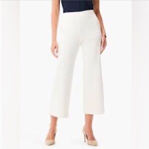 NIC &. ZOE White Crop Pants 6